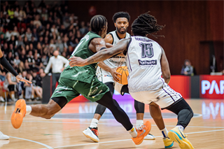 2. semifinále TIPOS SBL: BC Prievidza - Patrioti Levice 75:94 (Vladimír Králik)