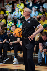 2. semifinále TIPOS SBL: BC Prievidza - Patrioti Levice 75:94 (Vladimír Králik)