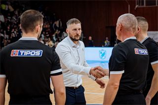 2. semifinále TIPOS SBL: BC Prievidza - Patrioti Levice 75:94 (Vladimír Králik)