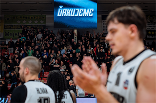 2. semifinále TIPOS SBL: BC Prievidza - Patrioti Levice 75:94 (Vladimír Králik)
