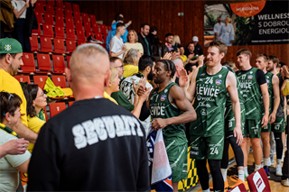 2. semifinále TIPOS SBL: BC Prievidza - Patrioti Levice 75:94 (Vladimír Králik)
