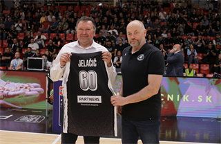 4. semifinále TIPOS SBL: BC Prievidza : Patrioti Levice 66:77 (Ladislav Szibilla)