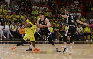 4. semifinále TIPOS SBL: BC Prievidza : Patrioti Levice 66:77 (Ladislav Szibilla)