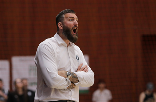 4. semifinále TIPOS SBL: BC Prievidza : Patrioti Levice 66:77 (Ladislav Szibilla)