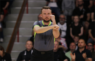 4. semifinále TIPOS SBL: BC Prievidza : Patrioti Levice 66:77 (Ladislav Szibilla)