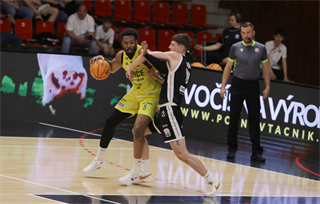 4. semifinále TIPOS SBL: BC Prievidza : Patrioti Levice 66:77 (Ladislav Szibilla)
