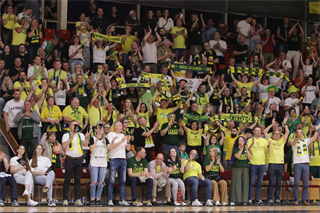 4. semifinále TIPOS SBL: BC Prievidza : Patrioti Levice 66:77 (Ladislav Szibilla)