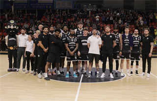 4. semifinále TIPOS SBL: BC Prievidza : Patrioti Levice 66:77 (Ladislav Szibilla)