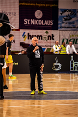 4. semifinále TIPOS SBL: BC Prievidza - Patrioti Levice 66:77 (Dávid Bakos, Michal Huba)