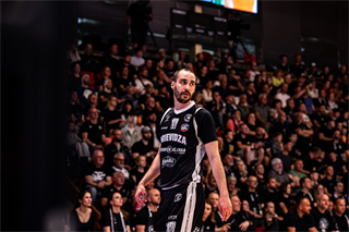4. semifinále TIPOS SBL: BC Prievidza - Patrioti Levice 66:77 (Dávid Bakos, Michal Huba)