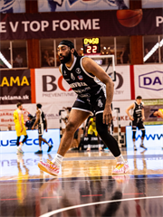 4. semifinále TIPOS SBL: BC Prievidza - Patrioti Levice 66:77 (Dávid Bakos, Michal Huba)