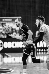 4. semifinále TIPOS SBL: BC Prievidza - Patrioti Levice 66:77 (Dávid Bakos, Michal Huba)