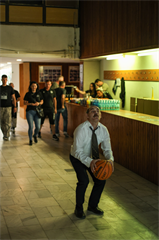 4. semifinále TIPOS SBL: BC Prievidza - Patrioti Levice 66:77 (Dávid Bakos, Michal Huba)