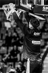 4. semifinále TIPOS SBL: BC Prievidza - Patrioti Levice 66:77 (Dávid Bakos, Michal Huba)