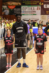 4. semifinále TIPOS SBL: BC Prievidza - Patrioti Levice 66:77 (Dávid Bakos, Michal Huba)