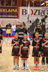 4. semifinále TIPOS SBL: BC Prievidza - Patrioti Levice 66:77 (Dávid Bakos, Michal Huba)