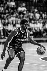 4. semifinále TIPOS SBL: BC Prievidza - Patrioti Levice 66:77 (Dávid Bakos, Michal Huba)