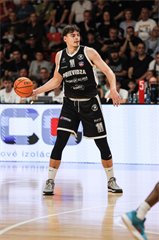 4. semifinále TIPOS SBL: BC Prievidza - Patrioti Levice 66:77 (Dávid Bakos, Michal Huba)