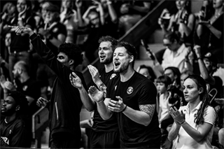 4. semifinále TIPOS SBL: BC Prievidza - Patrioti Levice 66:77 (Dávid Bakos, Michal Huba)
