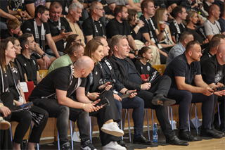 4. semifinále TIPOS SBL: BC Prievidza - Patrioti Levice 66:77 (Dávid Bakos, Michal Huba)
