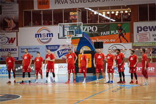 21. kolo Eurovia SBL: BC Prievidza - MBK Rieker Com-Therm Komárno 103:78