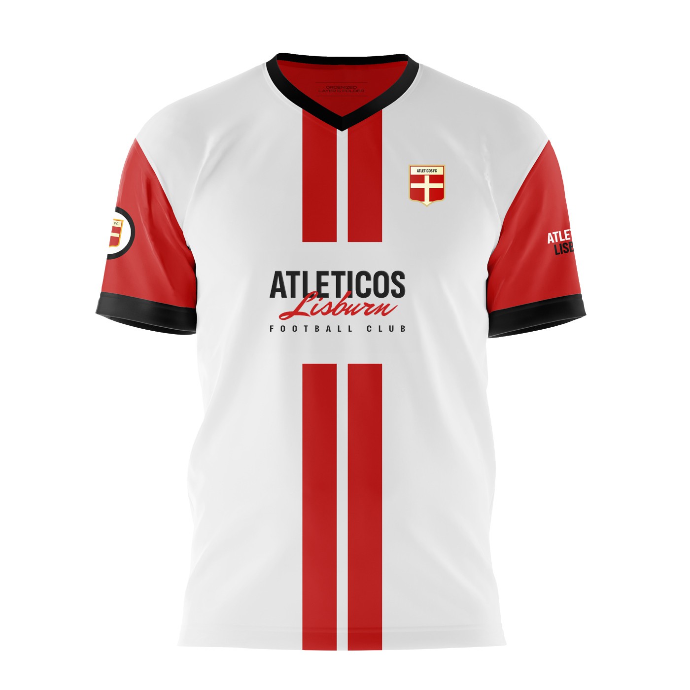 White-Red Home Shirt 1 White-Red Home Shirt