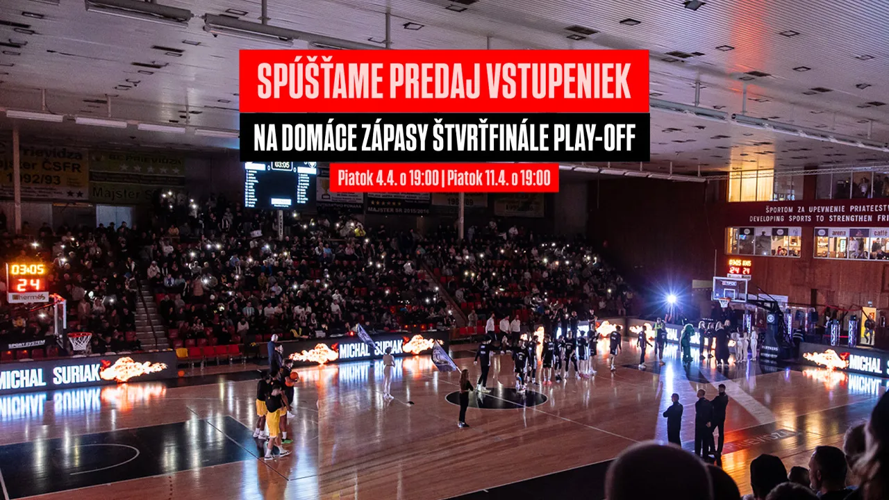 VSTUPENKY NA ŠTVRŤFINÁLE PLAY-OFF 1 playoff vstupenky