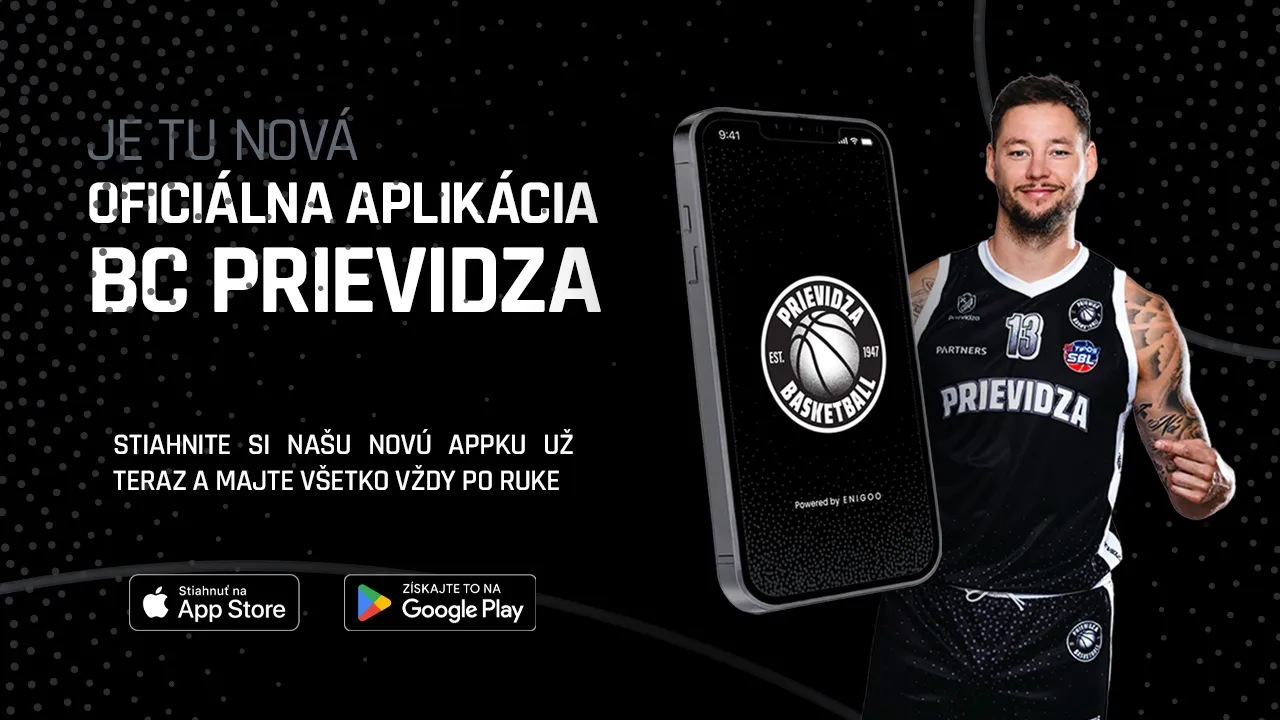 Je tu nová oficiálna aplikácia BC Prievidza 1 appka nova